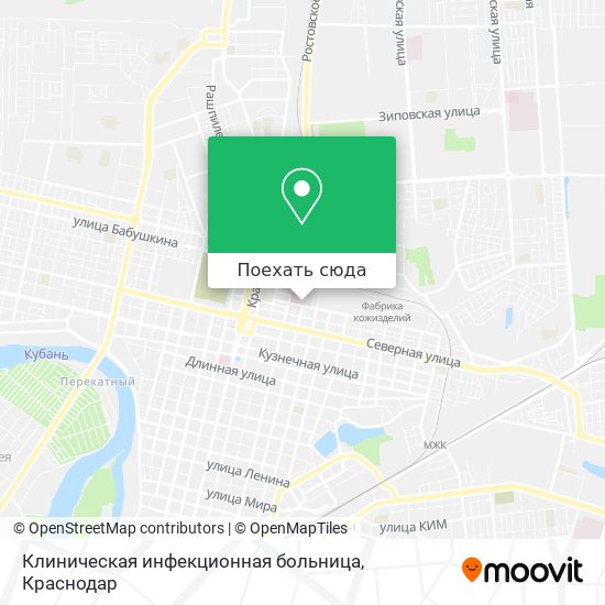 Карта Клиническая инфекционная больница