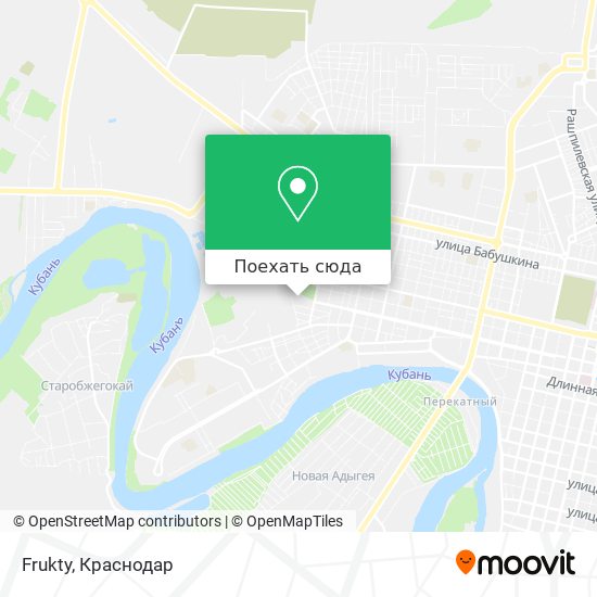 Карта Frukty
