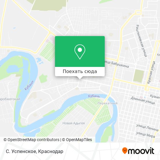 Карта С. Успенское