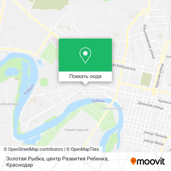 Карта Золотая Рыбка, центр Развития Ребенка