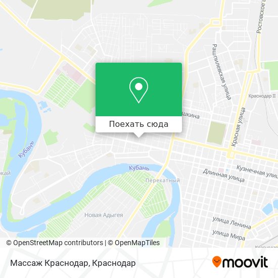 Карта Массаж Краснодар