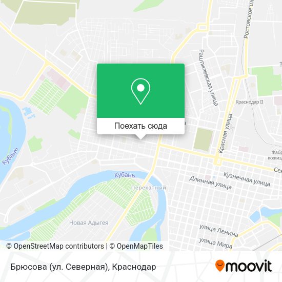 Карта Брюсова (ул. Северная)