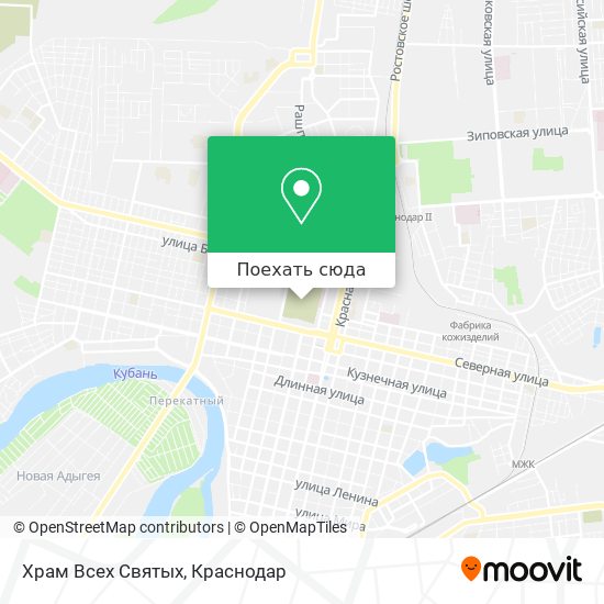 Карта Храм Всех Святых