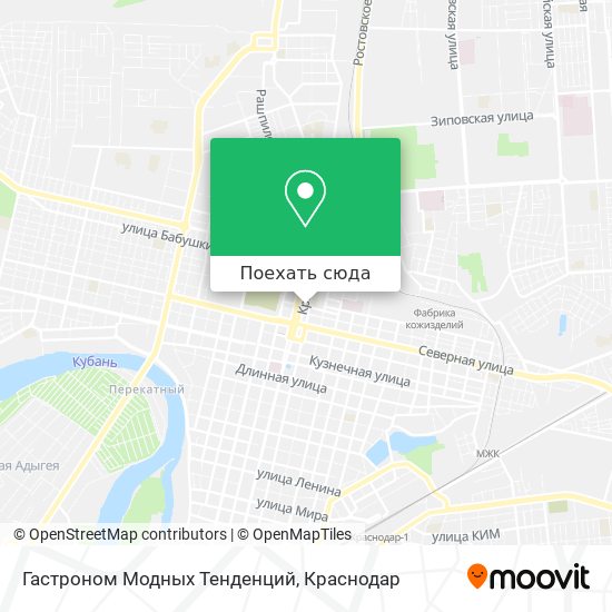 Карта Гастроном Модных Тенденций