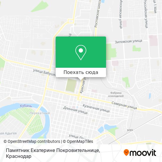 Карта Памятник Екатерине Покровительнице