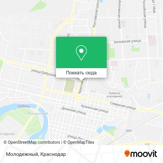 Карта Молодежный