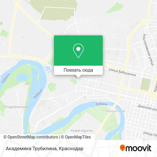 Карта Академика Трубилина