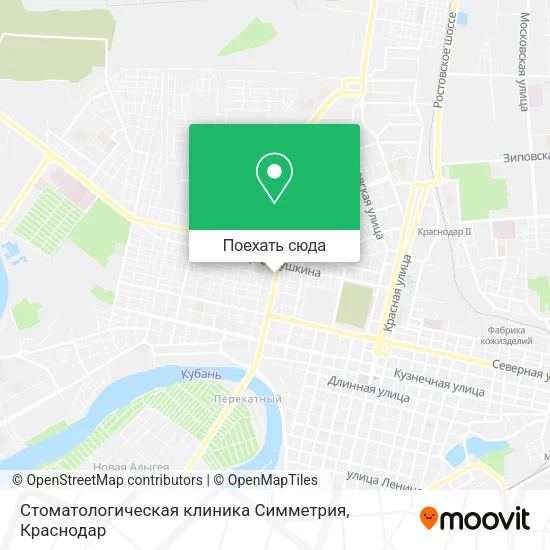 Карта Стоматологическая клиника Симметрия