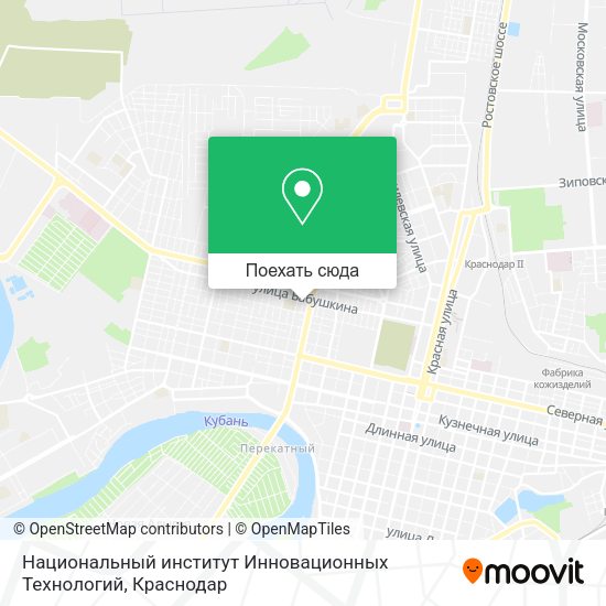 Карта Национальный институт Инновационных Технологий