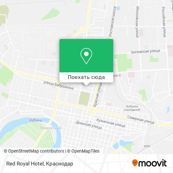 Карта Red Royal Hotel