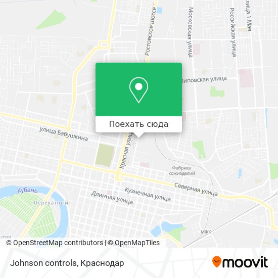 Карта Johnson controls