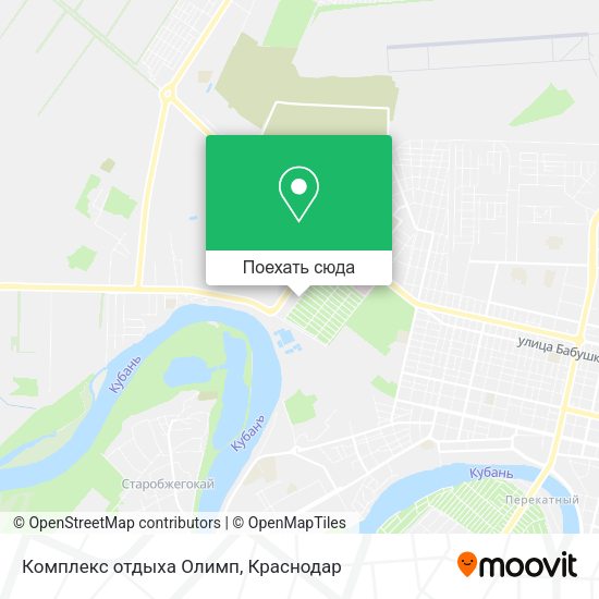 Карта Комплекс отдыха Олимп