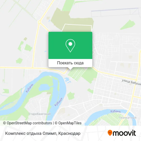 Карта Комплекс отдыха Олимп
