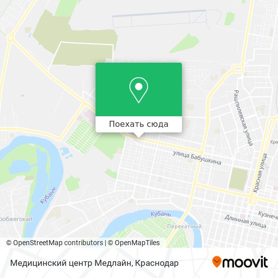 Карта Медицинский центр Медлайн