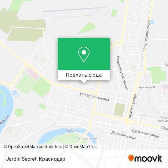 Карта Jardin Secret