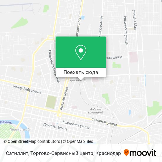 Карта Сатиллит, Торгово-Сервисный центр