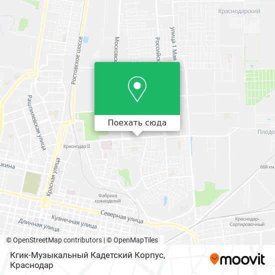 Карта Кгик-Музыкальный Кадетский Корпус