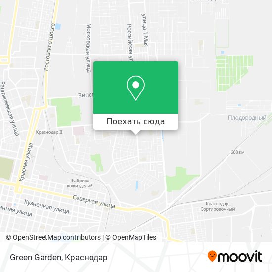 Карта Green Garden