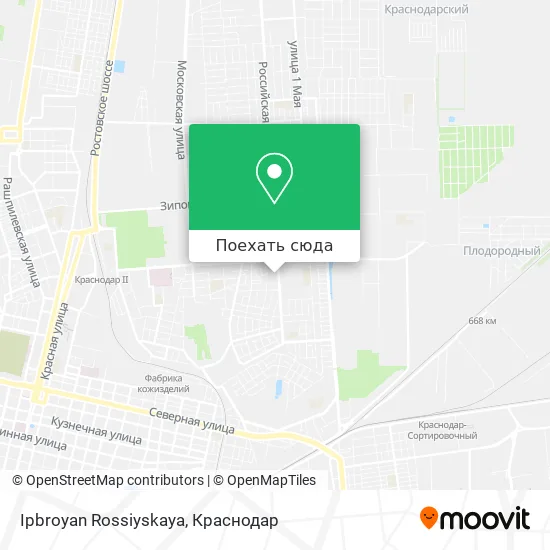 Карта Ipbroyan Rossiyskaya