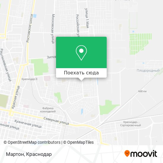 Карта Мартон