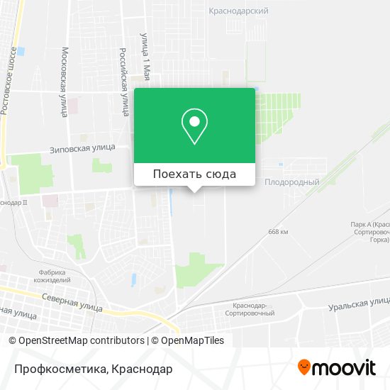 Карта Профкосметика
