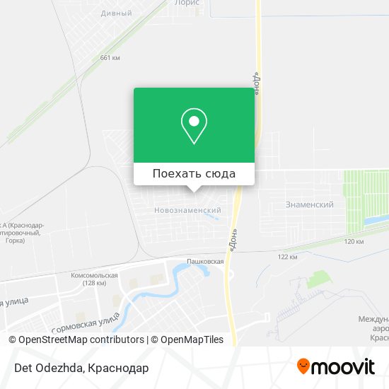 Карта Det Odezhda