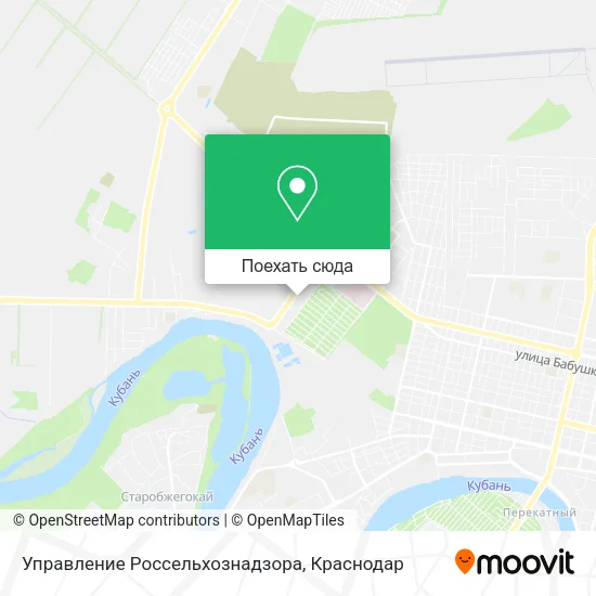 Карта Управление Россельхознадзора
