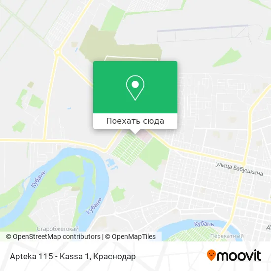 Карта Apteka 115 - Kassa 1
