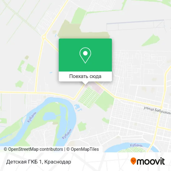Карта Детская ГКБ 1