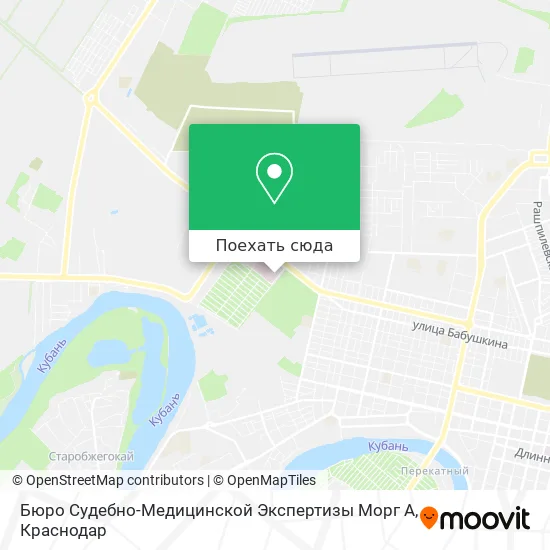 Карта Бюро Судебно-Медицинской Экспертизы Морг А