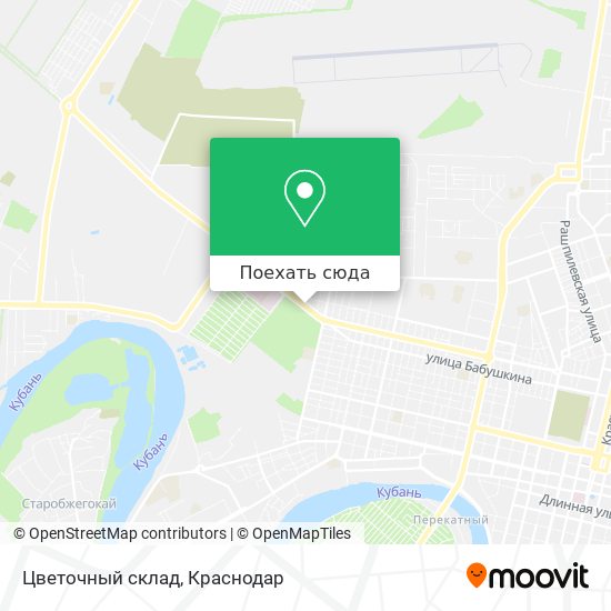 Карта Цветочный склад