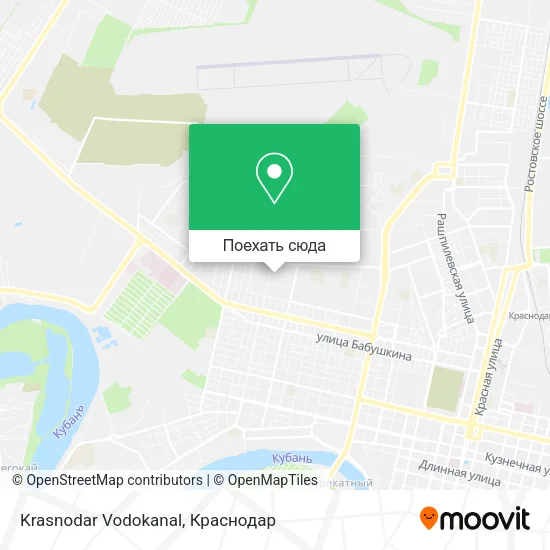 Карта Krasnodar Vodokanal