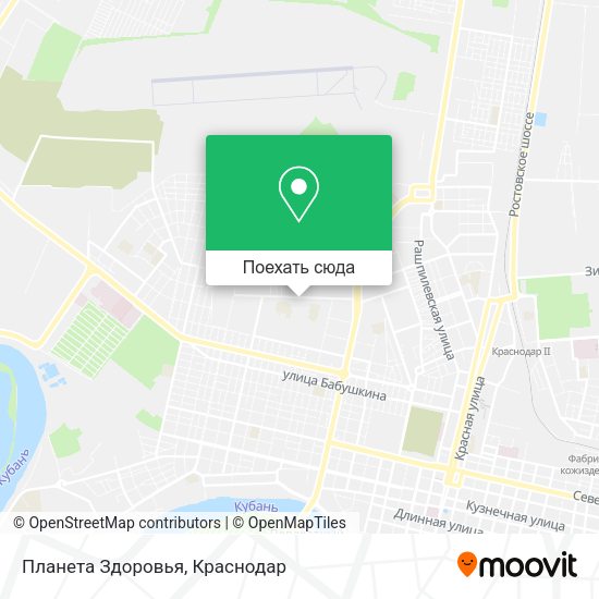 Карта Планета Здоровья