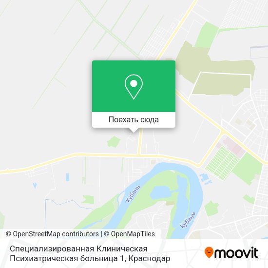 Карта Специализированная Клиническая Психиатрическая больница 1
