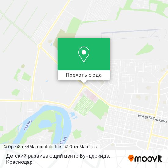 Карта Детский развивающий центр Вундеркидз