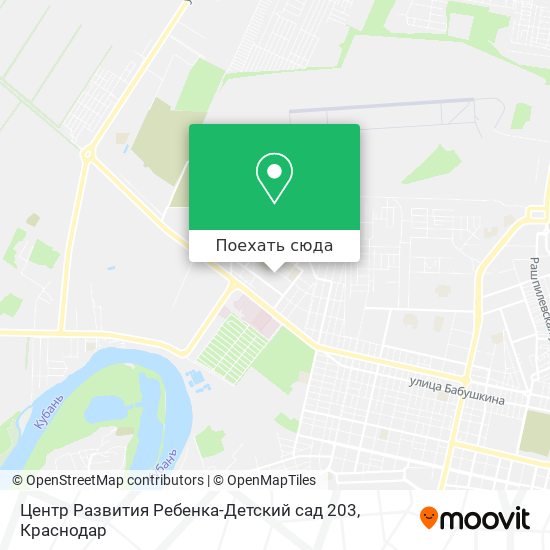 Карта Центр Развития Ребенка-Детский сад 203