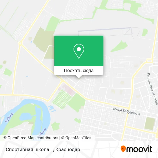 Карта Спортивная школа 1