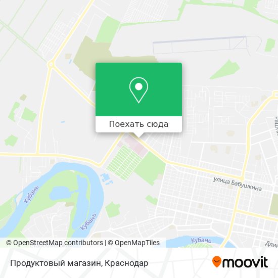 Карта Продуктовый магазин