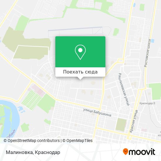 Карта Малиновка