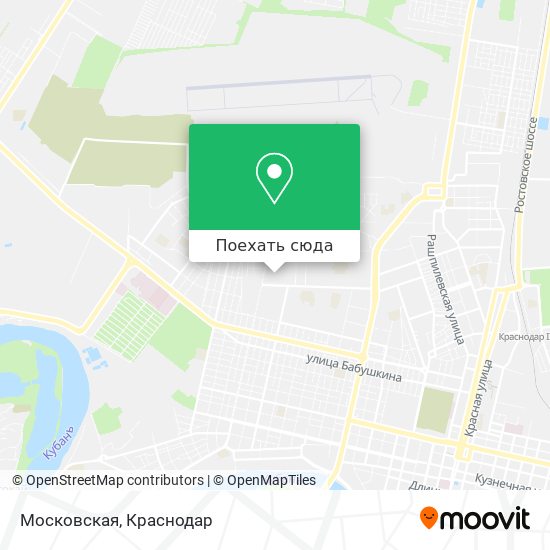Карта Московская