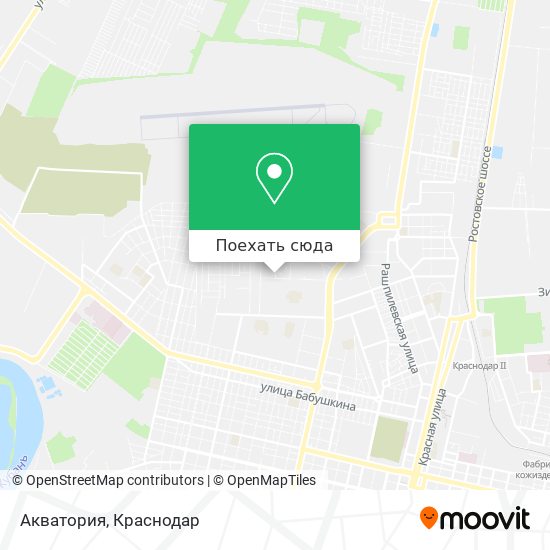 Карта Акватория