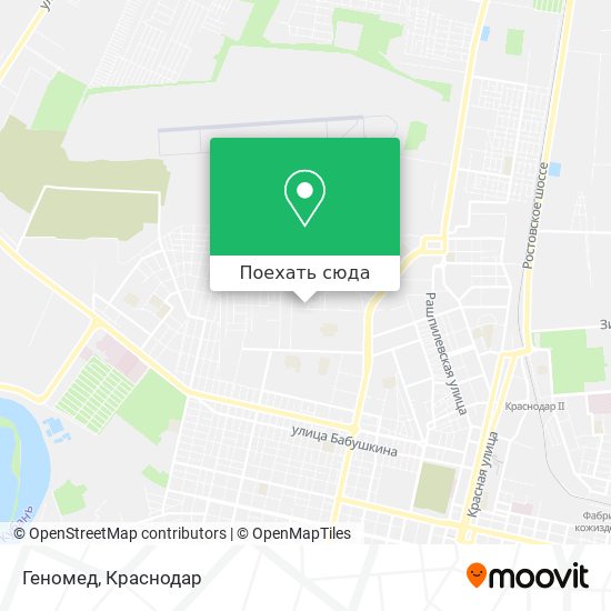 Карта Геномед
