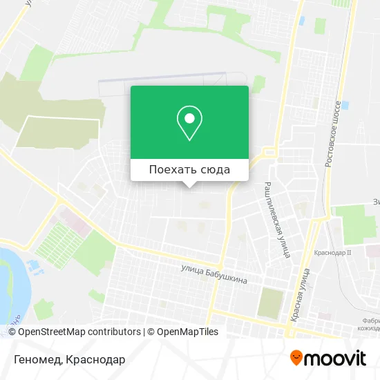 Карта Геномед