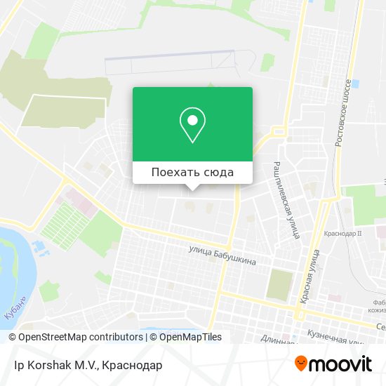 Карта Ip Korshak M.V.