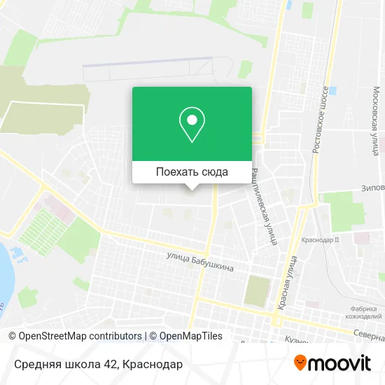 Карта Средняя школа 42