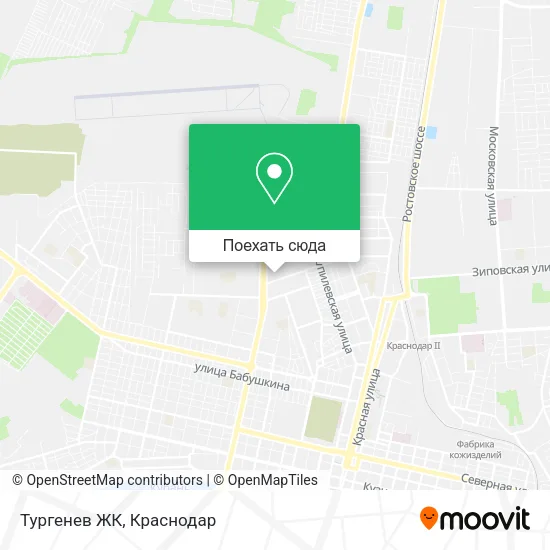 Карта Тургенев ЖК