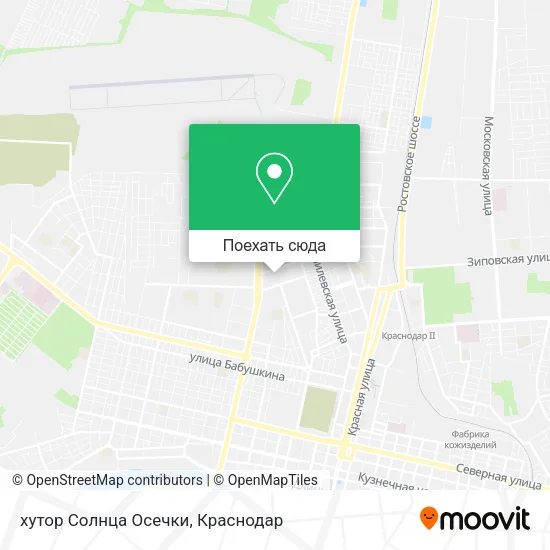 Карта хутор Солнца Осечки