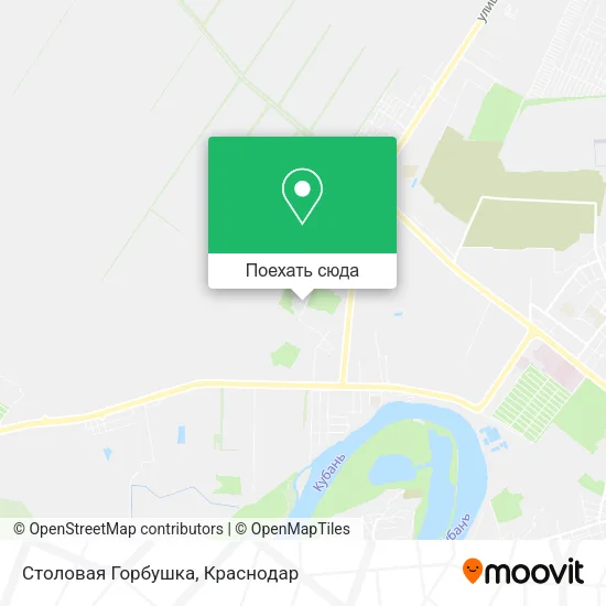 Карта Столовая Горбушка