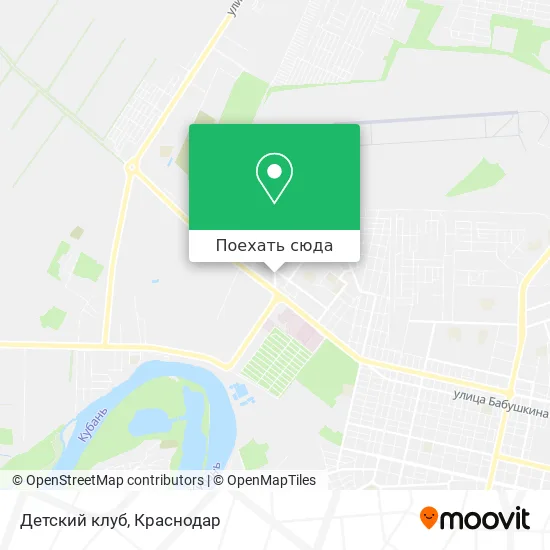 Карта Детский клуб