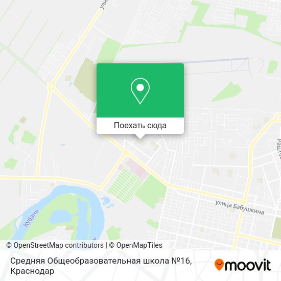 Карта Средняя Общеобразовательная школа №16